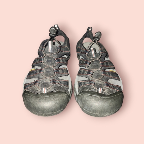 KEEN Womens Newport Sandals Black/Red 8.5 Outdoor Hiking Comfort Active Trail - Picture 2 of 5